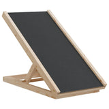 Dog Ramp Grey 70x35 cm Solid Wood Fir - Front View