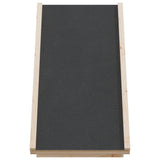 Dog Ramp Grey 70x35 cm Solid Wood Fir - Top-Down View