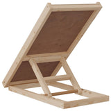 Dog Ramp Grey 70x35 cm Solid Wood Fir - 45-Degree Angle