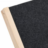 Dog Ramp Grey 70x35 cm Solid Wood Fir - Low Angle