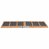 Dog Ramp Grey120x30 cm Solid Wood Fir - Rear View