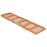 Dog Ramp Grey120x30 cm Solid Wood Fir - Close-Up Angle