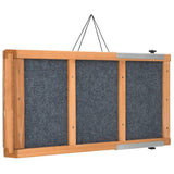 Dog Ramp Grey120x30 cm Solid Wood Fir - Low Angle