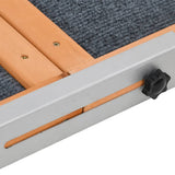 Dog Ramp Grey120x30 cm Solid Wood Fir - Extra Image
