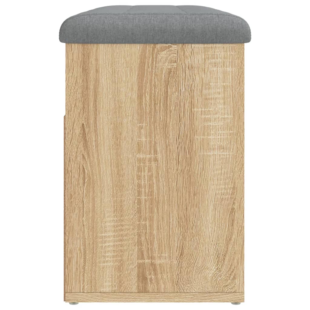 Shoe Bench Sonoma Oak 82x32x45,5 cm Engineered Wood