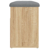 Shoe Bench Sonoma Oak 82x32x45,5 cm Engineered Wood