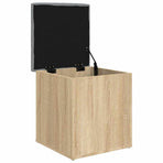 Storage Bench Sonoma Oak 42x42x45 cm Engineered Wood