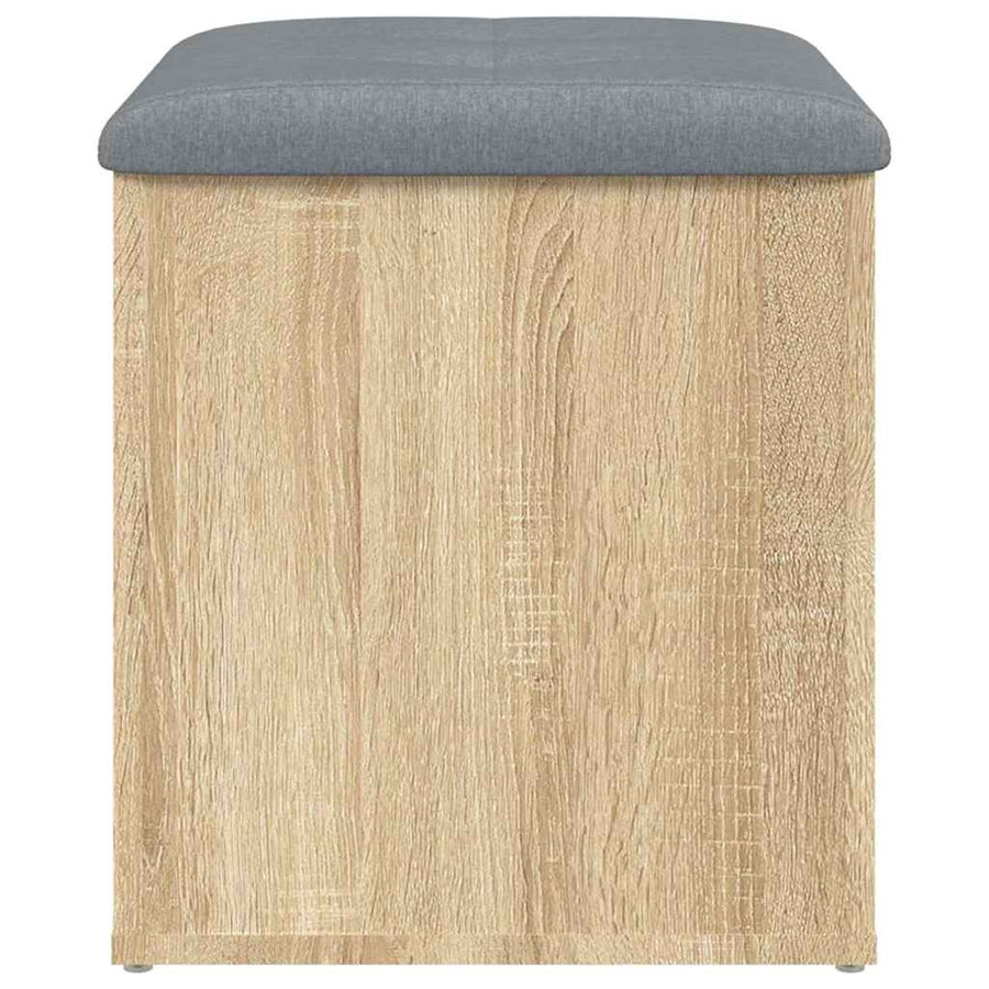 Storage Bench Sonoma Oak 42x42x45 cm Engineered Wood