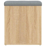 Storage Bench Sonoma Oak 42x42x45 cm Engineered Wood