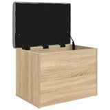 Storage Bench Sonoma Oak 62x42x45 cm Engineered Wood