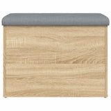 Storage Bench Sonoma Oak 62x42x45 cm Engineered Wood