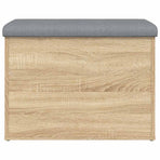 Storage Bench Sonoma Oak 62x42x45 cm Engineered Wood