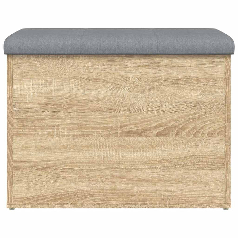 Storage Bench Sonoma Oak 62x42x45 cm Engineered Wood