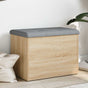 Storage Bench Sonoma Oak 62x42x45 cm Engineered Wood