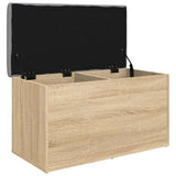 Storage Bench Sonoma Oak 82x42x45 cm Engineered Wood