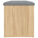 Storage Bench Sonoma Oak 82x42x45 cm Engineered Wood