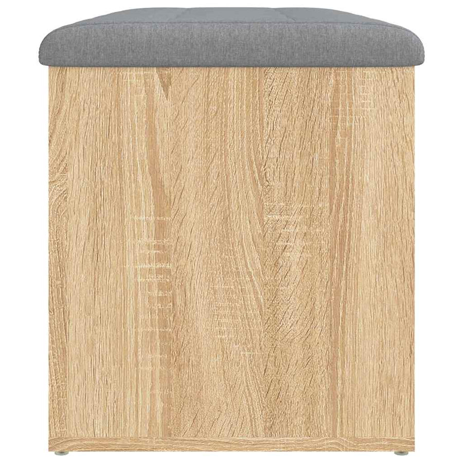 Storage Bench Sonoma Oak 82x42x45 cm Engineered Wood
