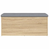 Storage Bench Sonoma Oak 102x42x45 cm Engineered Wood