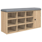 Shoe Bench Sonoma Oak 102x32x50 cm Engineered Wood