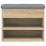 Shoe Bench Sonoma Oak 62x32x50 cm Engineered Wood