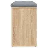 Shoe Bench Sonoma Oak 82x32x50 cm Engineered Wood