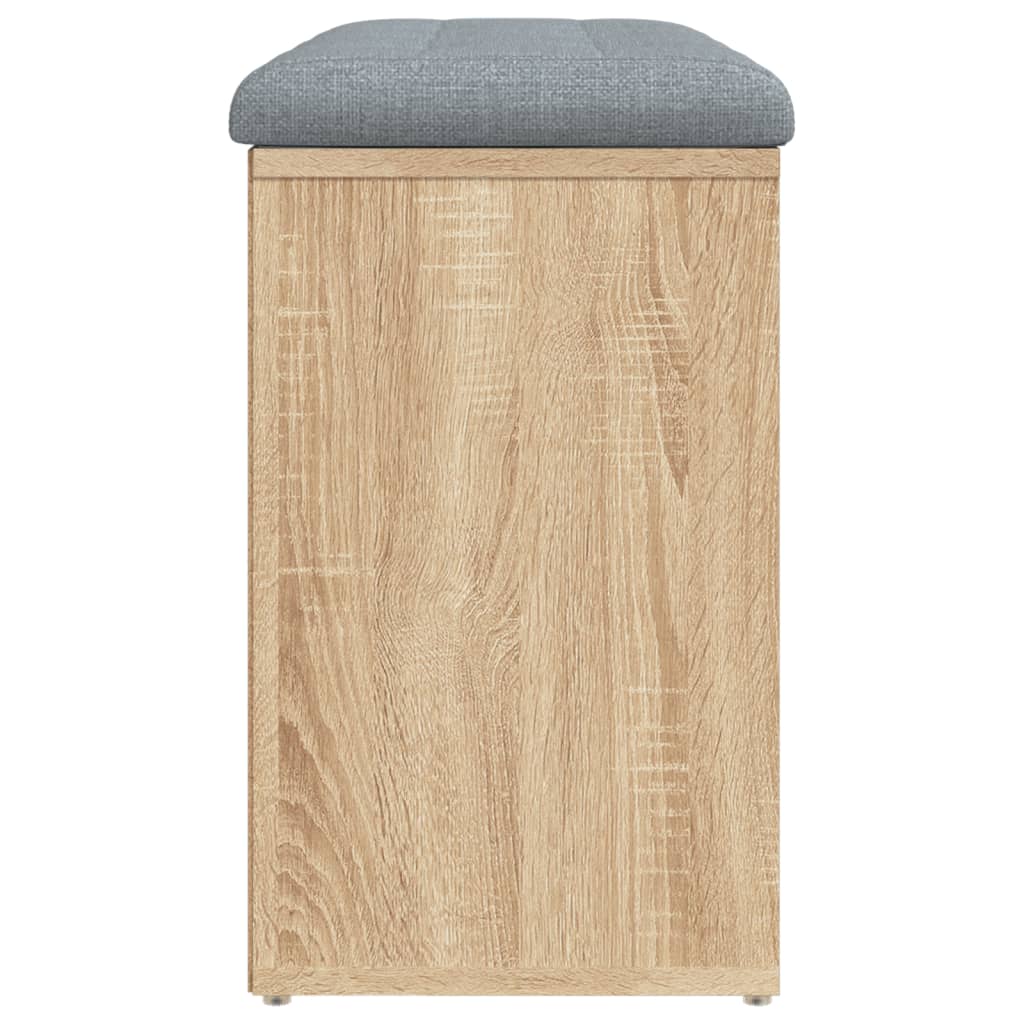Shoe Bench Sonoma Oak 82x32x50 cm Engineered Wood
