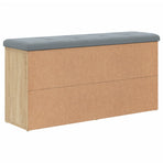 Shoe Bench Sonoma Oak 102x32x50 cm Engineered Wood