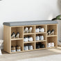 Shoe Bench Sonoma Oak 102x32x50 cm Engineered Wood