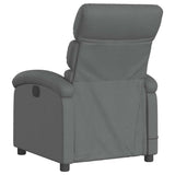 Electric Massage Recliner Chair Dark Grey Fabric - 45-Degree Angle