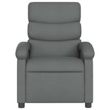 Electric Massage Recliner Chair Dark Grey Fabric - Extra Image