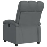 Recliner Chair Dark Grey Fabric - 45-Degree Angle