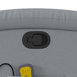 Massage Recliner Chair Light Grey Fabric - Extra Image