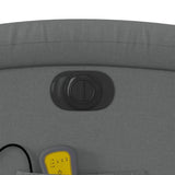 Electric Massage Recliner Chair Dark Grey Fabric - Extra Image