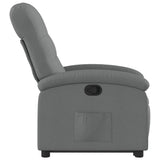 Stand up Recliner Chair Dark Grey Fabric - Extra Image