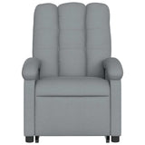 Stand up Massage Recliner Chair Light Grey Fabric - Extra Image