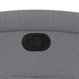 Recliner Chair Light Grey Fabric