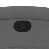 Recliner Chair Dark Grey Fabric - Extra Image