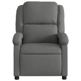 Massage Recliner Chair Dark Grey Fabric