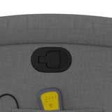 Massage Recliner Chair Dark Grey Fabric - Extra Image