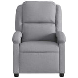 Electric Massage Recliner Chair Light Grey Fabric - Extra Image