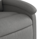 Electric Massage Recliner Chair Dark Grey Fabric - Extra Image