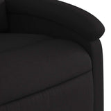 Electric Massage Recliner Chair Black Fabric - Extra Image