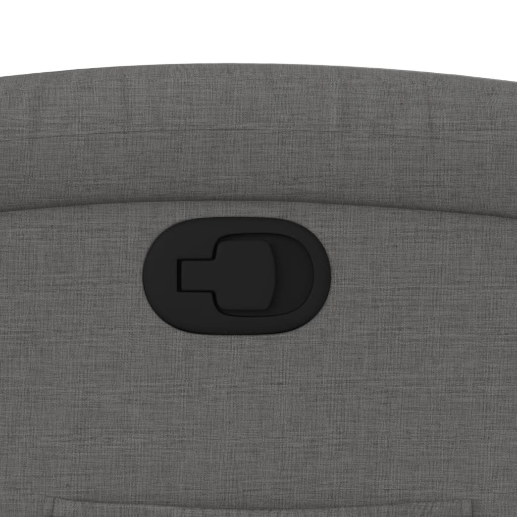 Stand up Recliner Chair Dark Grey Fabric