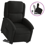 Stand up Recliner Chair Black Fabric - Front View