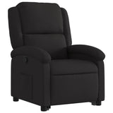 Stand up Recliner Chair Black Fabric - Side View