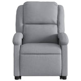 Electric Stand up Recliner Chair Light Grey Fabric - Extra Image