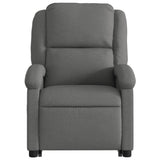 Electric Stand up Recliner Chair Dark Grey Fabric