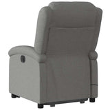 Electric Stand up Massage Recliner Chair Dark Grey Fabric - 45-Degree Angle
