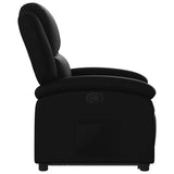 Stand up Recliner Chair Black Faux Leather - Extra Image