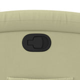 Recliner Chair Cream Real Leather
